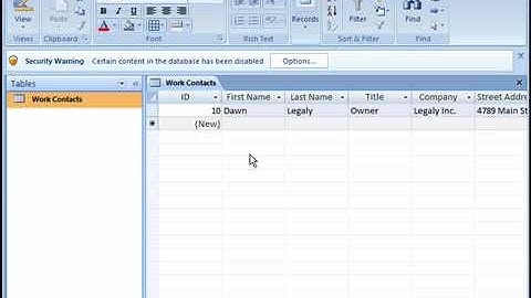 Open a Database in Access 2007 From an Earlier Version of Access