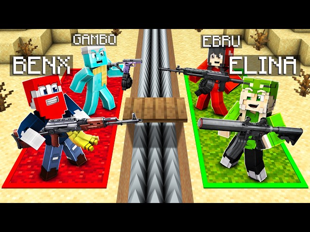 JUNGS vs. MÄDCHEN im WAFFEN KREIS BATTLE