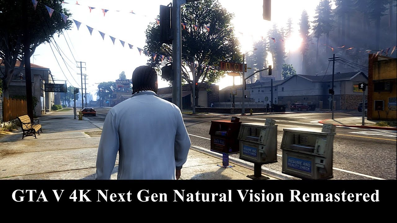 GTA V NEXT GEN 4k Graphics 2018 Ultra Realistic Graphics Natural Vision ...