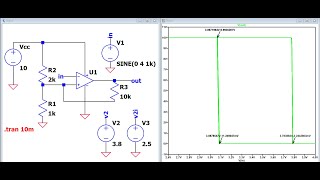 LTSpice Opamp Comparatos (2/2) : The physical meaning of Hysteresis comparators