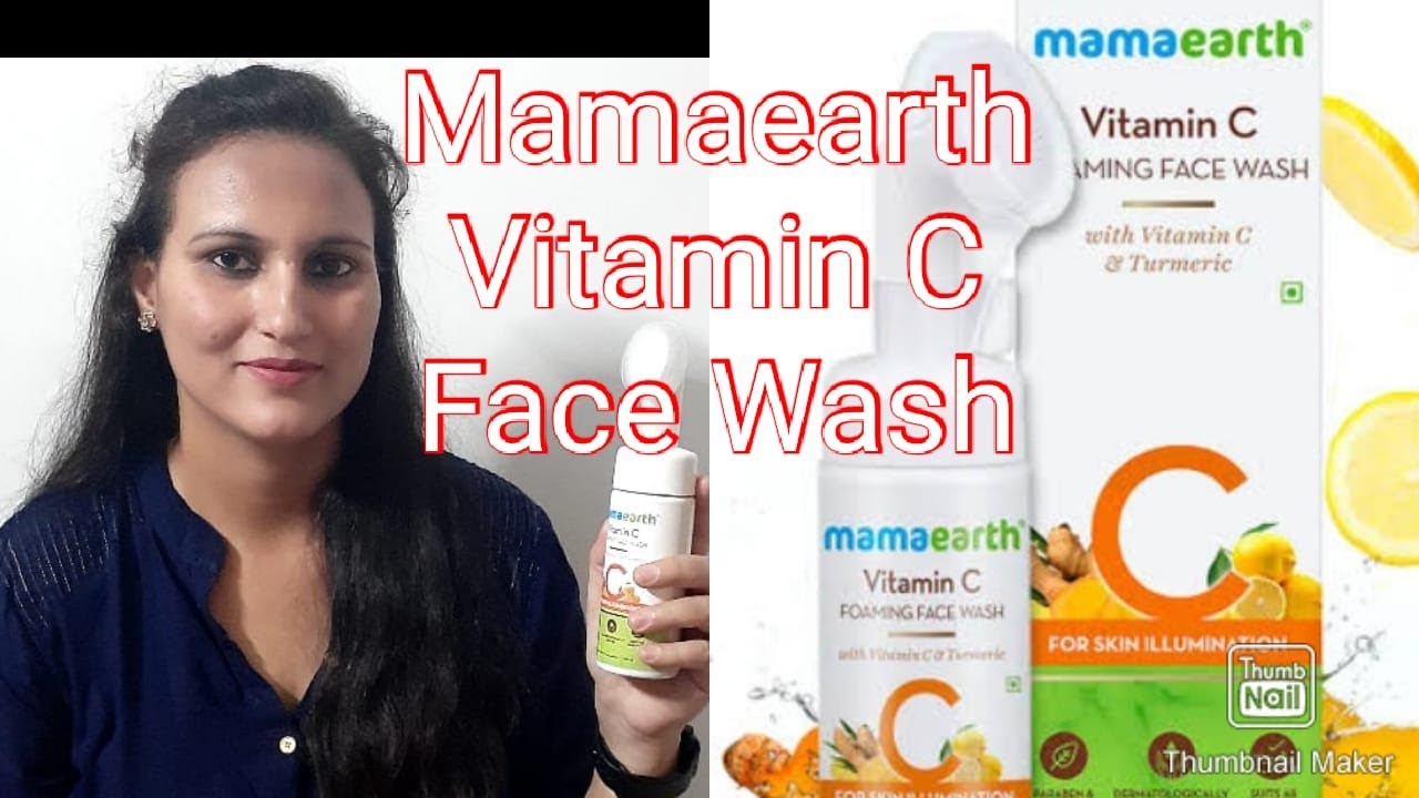 Mamaearth Vitamin C foaming Face wash Review YouTube