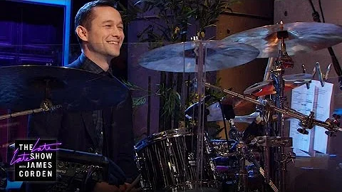 Joseph Gordon-Levitt Takes Over the Drums