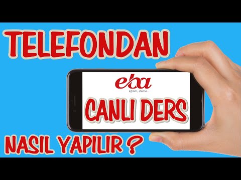 Telefondan Eba Canlı Ders Nasıl Yapılır Öğretmen | Telefondan Eba Canlı Derse Nasıl Girilir Öğrenci