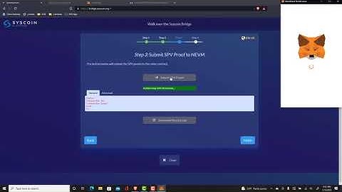 SYS to NEVM bridge walkthrough