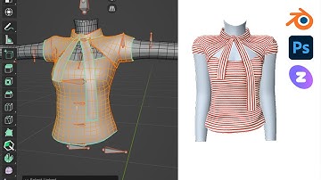 [제페토 아이템 만들기] 블렌더(Blender) 상의 작업로그