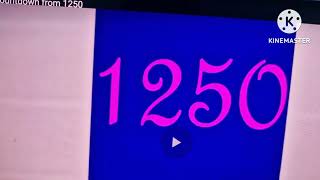 challenge countdown from 1400