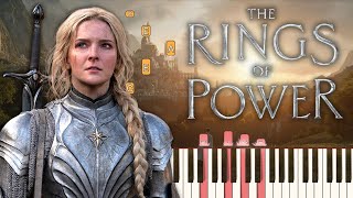 The Lord of the Rings: The Rings of Power - Main Title | Piano Tutorial