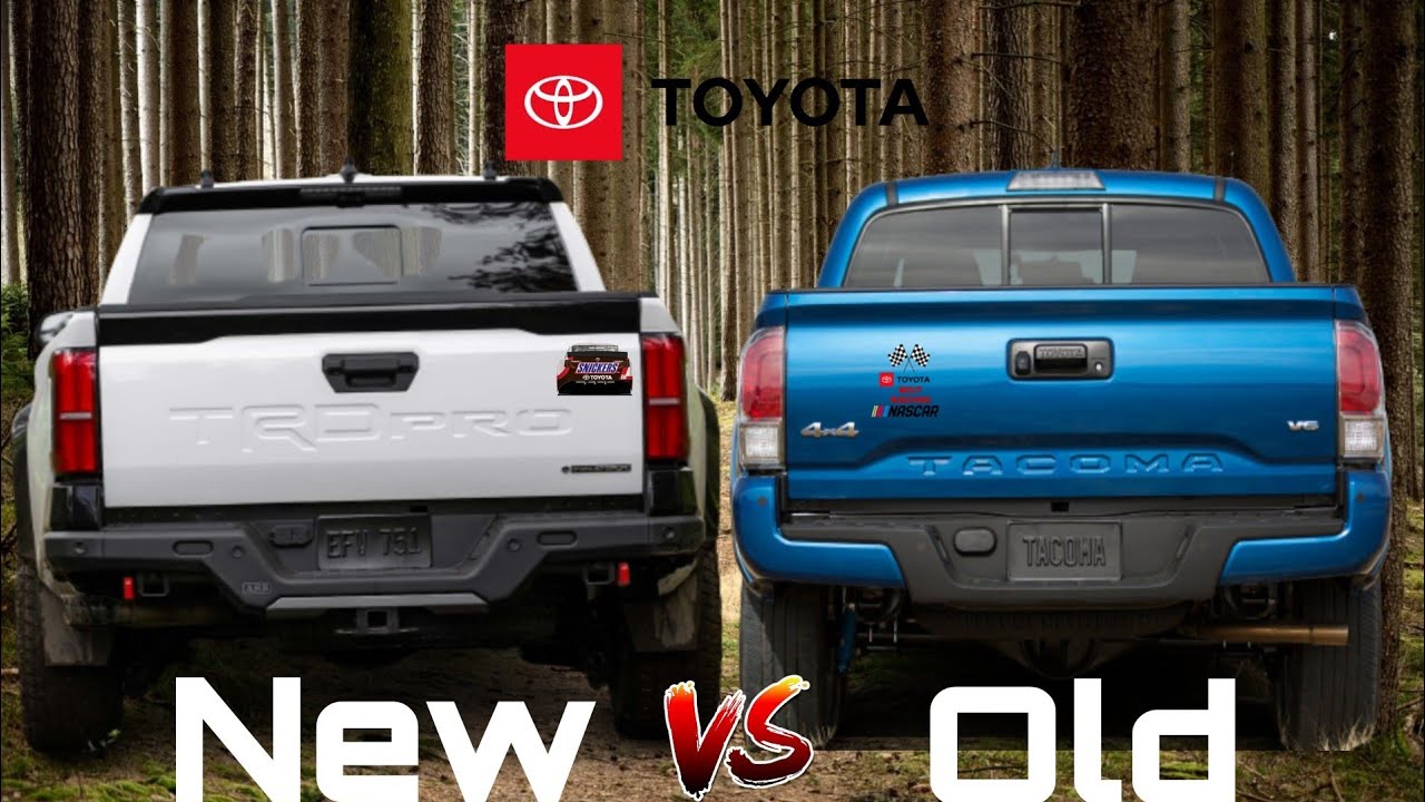 New 2024 Toyota Tacoma vs Old Toyota Tacoma, New vs Old - Off-Road