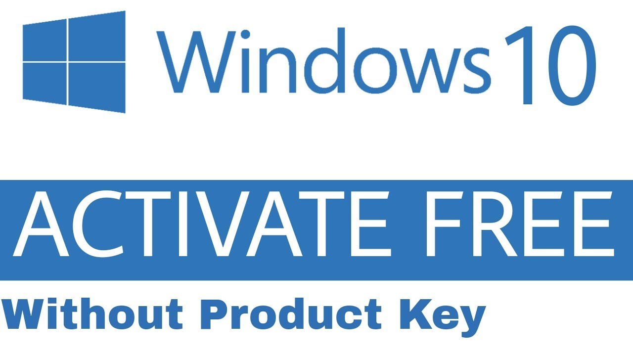 Activate Windows 10 Without Any Product Key For Free - YouTube