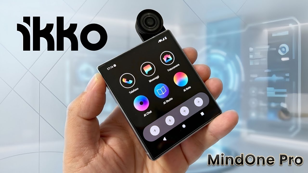 IKKO MindOne Pro Smartphone AI - Unboxing and Hands-On - YouTube