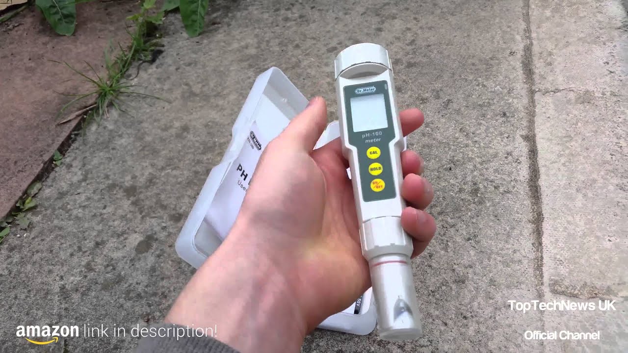 Dr Meter pH 100 High Accuracy pH Meter with ATC Unboxing YouTube