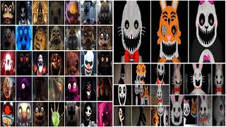 DARK DECEPTION ALL JUMPSCARES vs Mr Hopp's Playhouse ALL JUMPSCARES