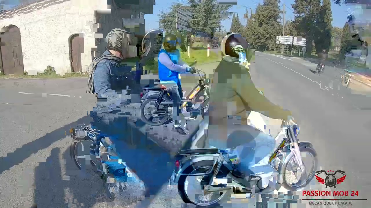 ballade du printemps en mobylette