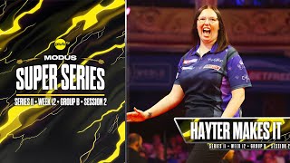 A PHOTO FINISH IN GROUP B!!🤯🎯 | Darts Highlights | Week 12 Group B Session 2