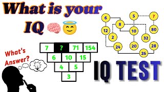 What's your IQ?🧠 | How fast your....brain thinks 1 minutes? | TEST IQ😉😍