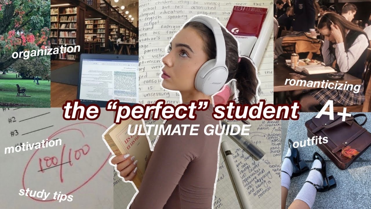 how to be an A student (as a procrastinator) & romanticize school 📚🧸study tips & habits