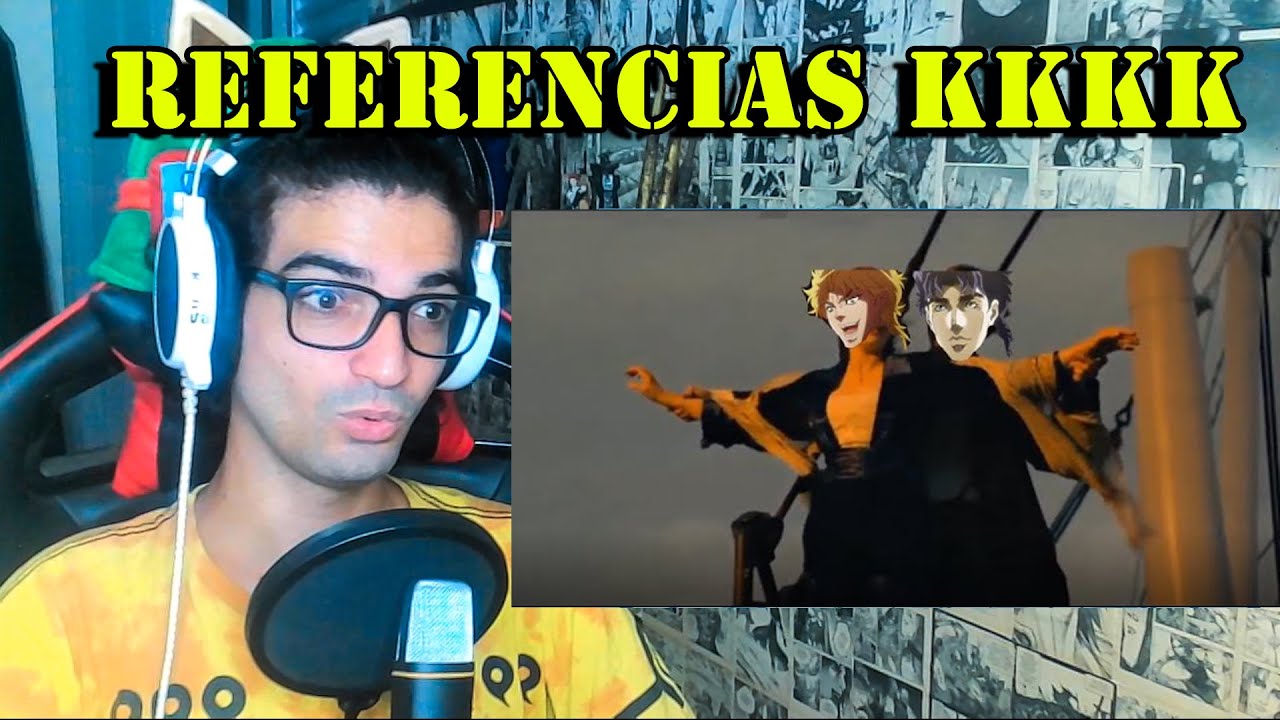 REACT - Melhor resumo de JoJo's Bizarre Adventure (parte 1-5)