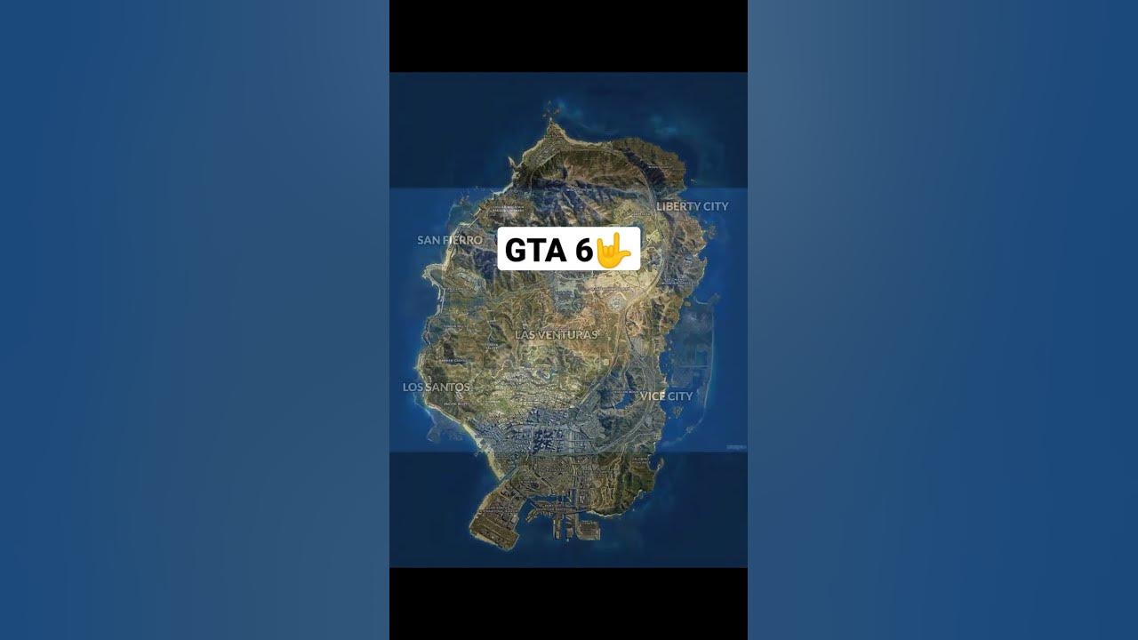 GTA 5 VS GTA 6 #gta5 #vs #gta6 #shorts #map #gta5vsgta6map