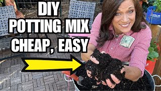 How to Make Potting Mix-CHEAP, EASY, & Beat the Big Box Store