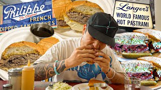 2 HISTORICAL LOS ANGELES SANDWICH SPOTS// PASTRAMI, FRENCH DIP, PHILIPPE THE ORIGINAL, LANGERS DELI