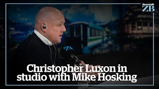 Watch LIVE:  Christopher Luxon live with Mike Hosking