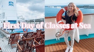 First Day of Classes on Semester at Sea! | Spring 2022 Voyage