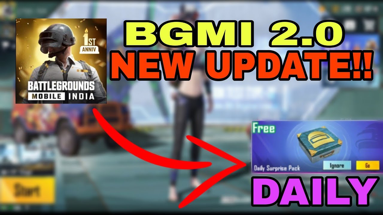 Bgmi Free Daily Surprise Pack || Whitout Uc || 😱😱