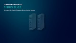 SIRIUS 3UG5 level monitoring relay