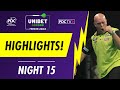 Premier League Darts Highlights | Night 15