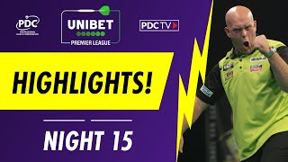 Premier League Darts Highlights | Night 15