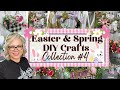 Spring easter collection 4 diy crafts  farmhouse whimsical rustic crafts using florals and more