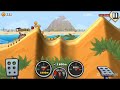 Hill Climb Racing 2 gameplay 2393m on beach with superbike.