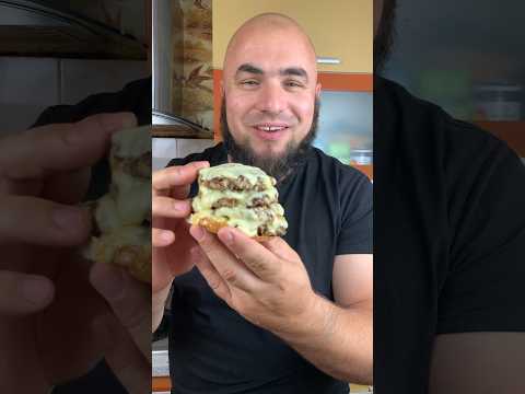 Котлеты с Сыром Мега Бургер КеБаб #yemek #рецепт #food #рецепты #еда #вкусно #fastfood #streetfood