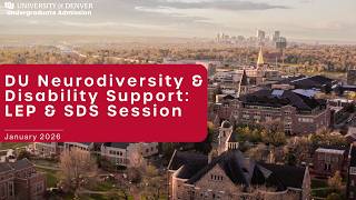 Virtual Open House 2026 | Neurodiversity & Disability Support: LEP & SDS