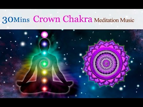 ★30mins★ Tibetan Singing Bowls Meditation Music for Chakra Healing : Crown Chakra (for Brain Health)