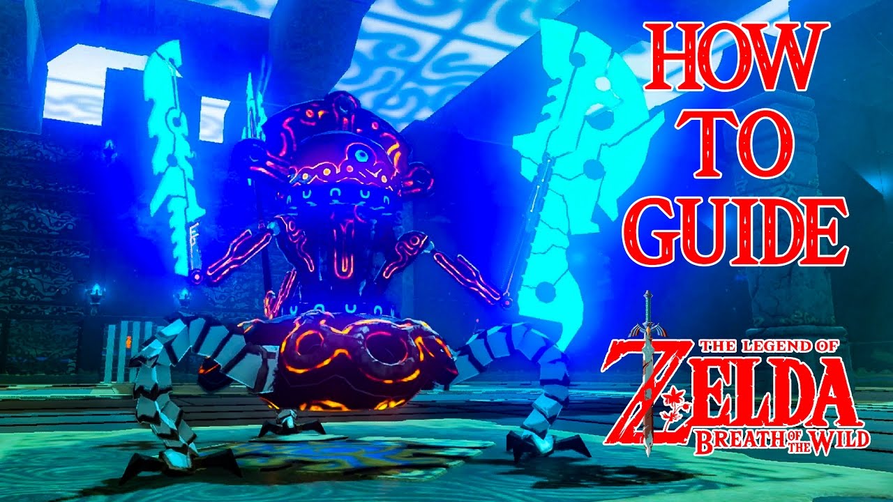 HOW TO DO A MAJOR TEST OF STRENGTH CHAAS QETA SHRINE ZELDA BREATH