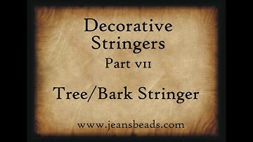 Decorative Stringers part 7 by Jeannie Cox