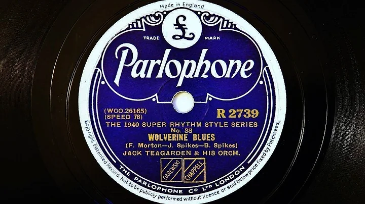 Jack Teagarden and His Orchestra - Wolverine Blues