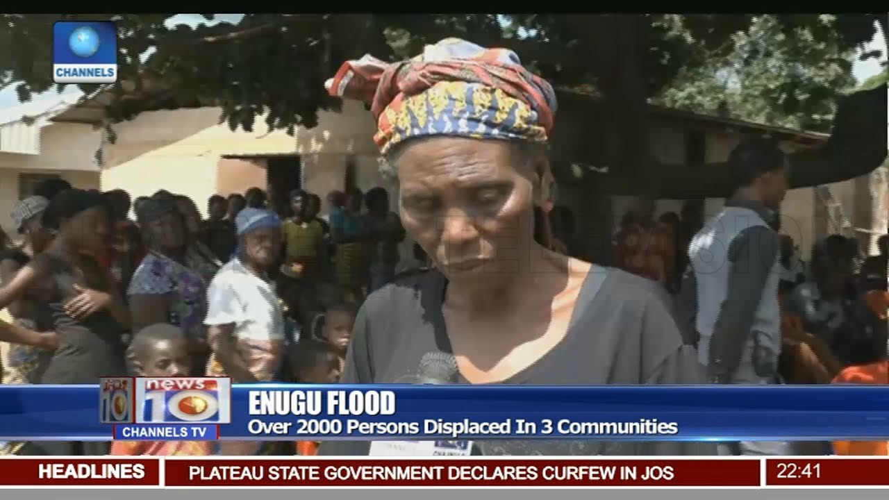 Enugu Flood: Over 2000 Persons Displaced In 3 Communities