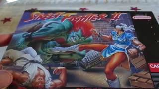 Unboxing Street Fighter II for the Super Nintendo