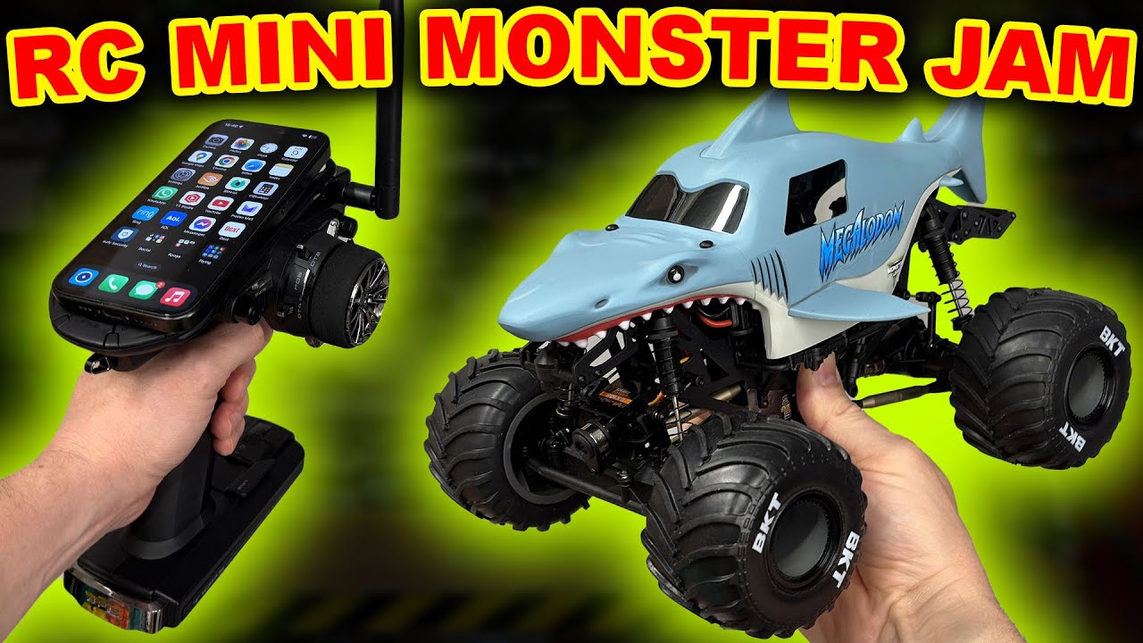 Mini Monster Jam Truck BACKFLIPS