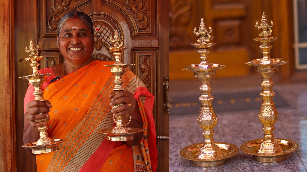 Brass Lamps ( Kutthu Vilakku ) of Tamil Nadu, India - The Cultural Heritage  of India