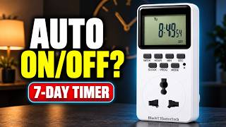7-Day Digital Plug Timer | 20 Programs & Countdown | BT41P8