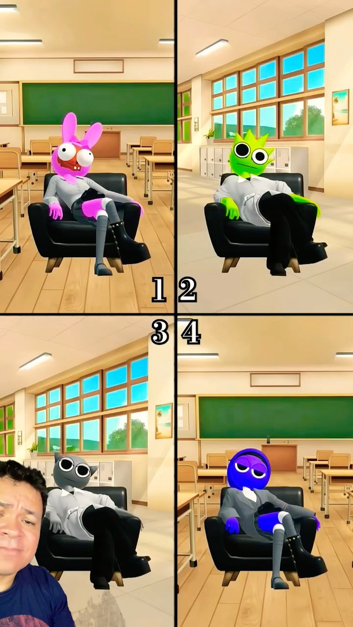 QUAL DOS 4 VOCÊ PREFERE? #mayumigames #sprunki #shortsvideo #youtubeshorts