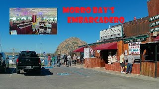 The Most Beautiful Beach Town in California.  A walk down Morro Bay's Embarcadero.