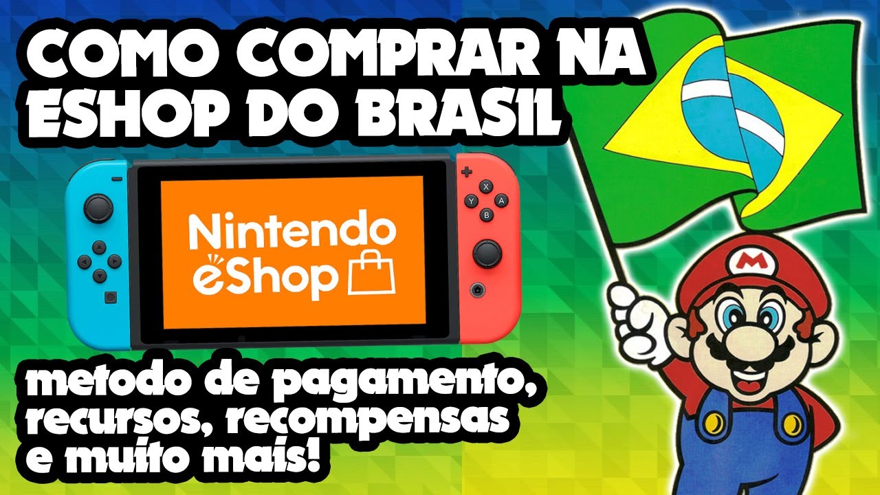 Nintendo eShop para Switch está chegando ao Brasil com 400 jogos