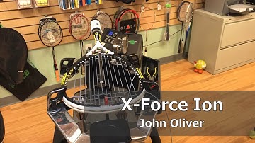 Time Lapse: How to String a Black Knight Ion X-Force Squash Racquet