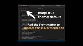 Generate Stunning Presentations with ChatGPT and Markdown! 👨🏻‍💻