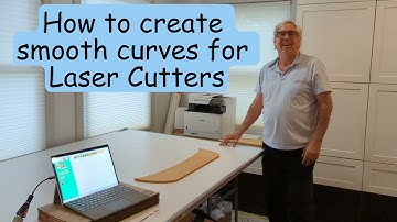 How to create smooth curves for laser cutters