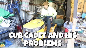 Cub Cadet XT1 And His Little Big Problems - Battery And Air Filter Problems